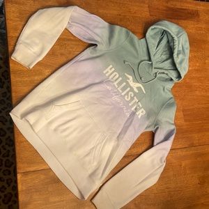 Hollister ombré hoodie small pastel